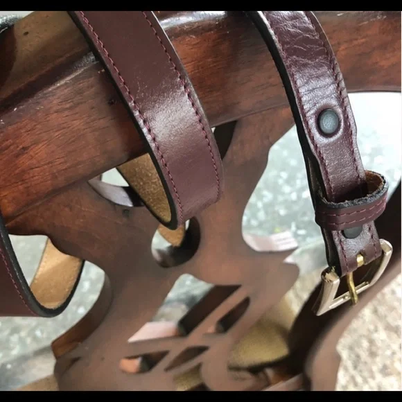 NWOT Brown Cowhide Justin Leather Belt SZ 36 - Picture 3 of 3